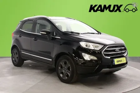 Ford Ecosport 1,0 EcoBoost 140hv M6 Titanium 5-ovinen / Lohkolämmitin / P. Kamera / Merkkihuollettu / Apple