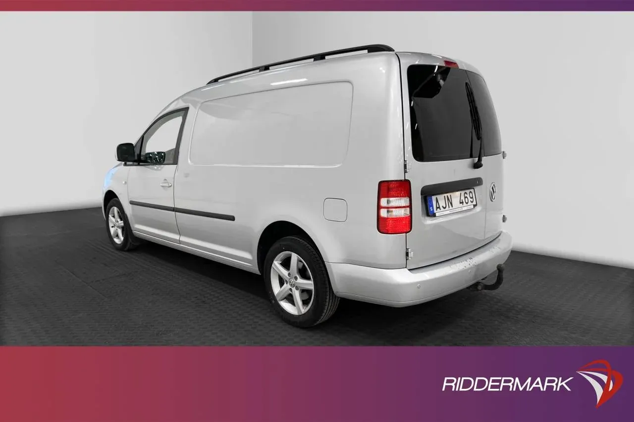 Volkswagen Caddy Maxi 1.6TDI Automat Dragkrok Värmare Moms Image 2